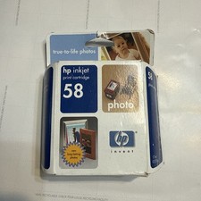 Genuine HP 58 Photo Inkjet Color Ink Cartridges C6658AN EXPIRE 2003 NEW/SEALED