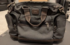 GENIUNE Tumi Alpha Bravo Brooks Slim Anthracite Grey Briefcase Messenger Bag