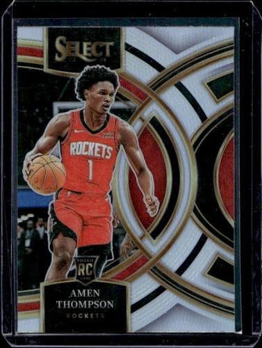 2023-24 Panini Select Amen Thompson RC Silver Prizm Premier Level #122 Rockets