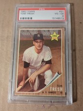  Tom Tresh #31 (RC) 1962 Topps Baseball Rookie Card PSA 4 Yankees