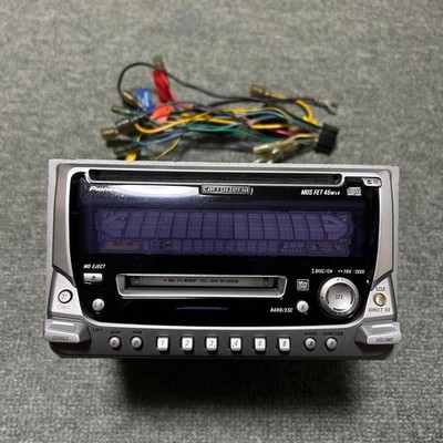 Pioneer Carrozzeria FH-P55MD 2DIN CD MD Player Car Audio Stereo Used