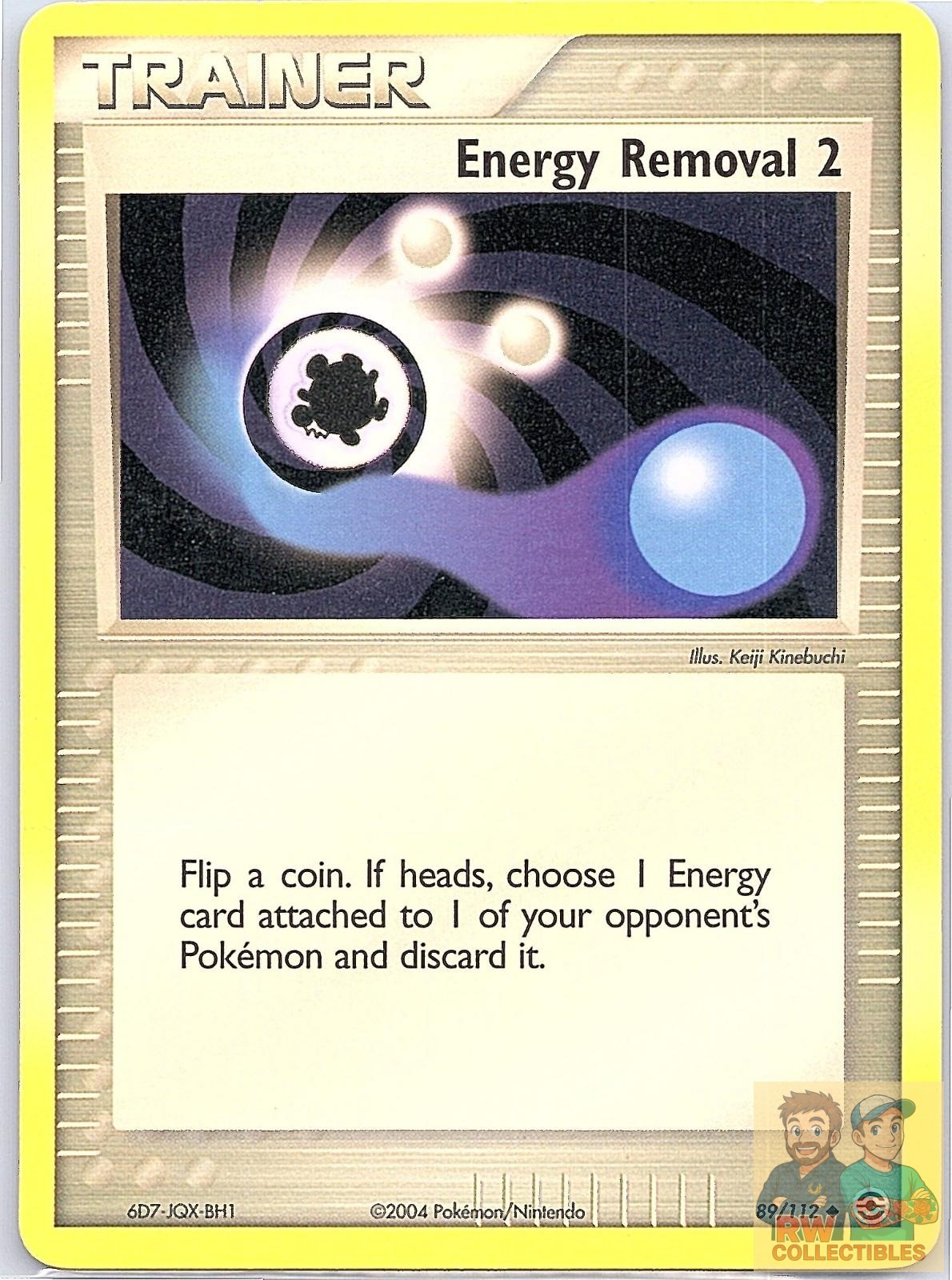 Energy Removal 2 89/112 Uncommon FireRed & LeafGreen Pokemon Lightly Played