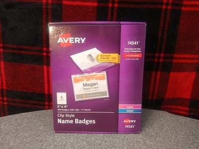 Avery Dennison AVE74541 Badge Label