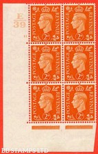 SG. 465. Q10. 2d Orange. A fine mounted mint " Control E39 cylinder 11 no B59642