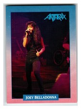 Joey Belladonna 1991 Rockcards Brockum #78 Vintage