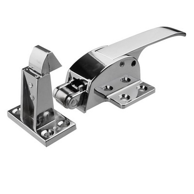 Xnrtop Adjustable Latch Spring Loaded Walk in Freezer Cooler Door Silver 