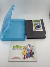 Nintendo NES Sesame Street ABC &123 Nintendo 1985 And Translucent Case