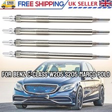 4x Heater Glow Plugs 6221590001 For Mercedes-Benz C-Class W205 S205 Marco Polo