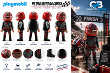 PLAYMOBIL Motociclista Moto Corsa Moto GP Ducati LIKE_NEW