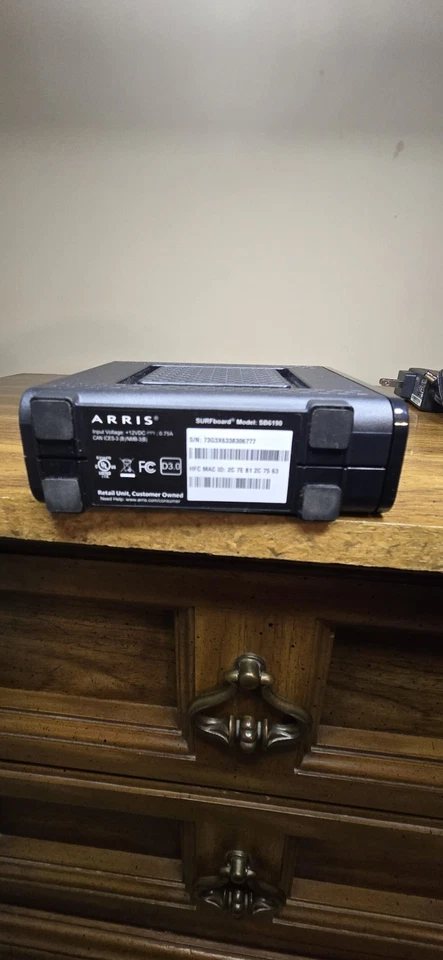 ARRIS SURFboard SB6190 DOCSIS 3.0 32 x 8 千兆电缆调制解调器黑色 ~ 开箱 — 第 4/4 张图片
