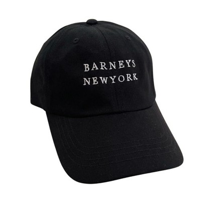Barneys New York Hat  Baseball Cap New Yorker Embroidered Hat NY Times Hat Black