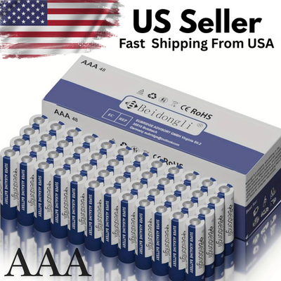 #ad 16 32 48 64 AAA 1.5V Alkaline Batteries for Remote Controls ClocksToys $6.83