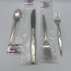 Gorham Sterling Silver STARDUST 4 Piece Flatware (3 are NIP) MCM Starburst Fork