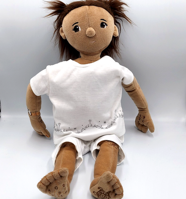 #ad Katonah Yoga yogi Doli Chloe Elle plush doll toy 24quot; pressure points body parts $67.99