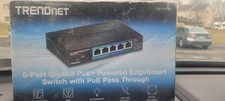 TRENDNET INC TPE-P521ES 5-PORT GIGABIT POE+ POWERED EDGESMART SWITCH WITH POE PA