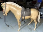 Marx Johnny West Best Of The West Palomino Poncho With Saddle And Bridle