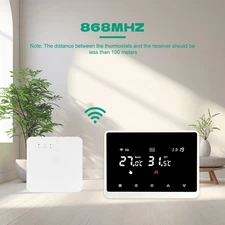 Wi-Fi Smart Thermostat Programmable Thermostat W/ RF Receiver Voice APP Control