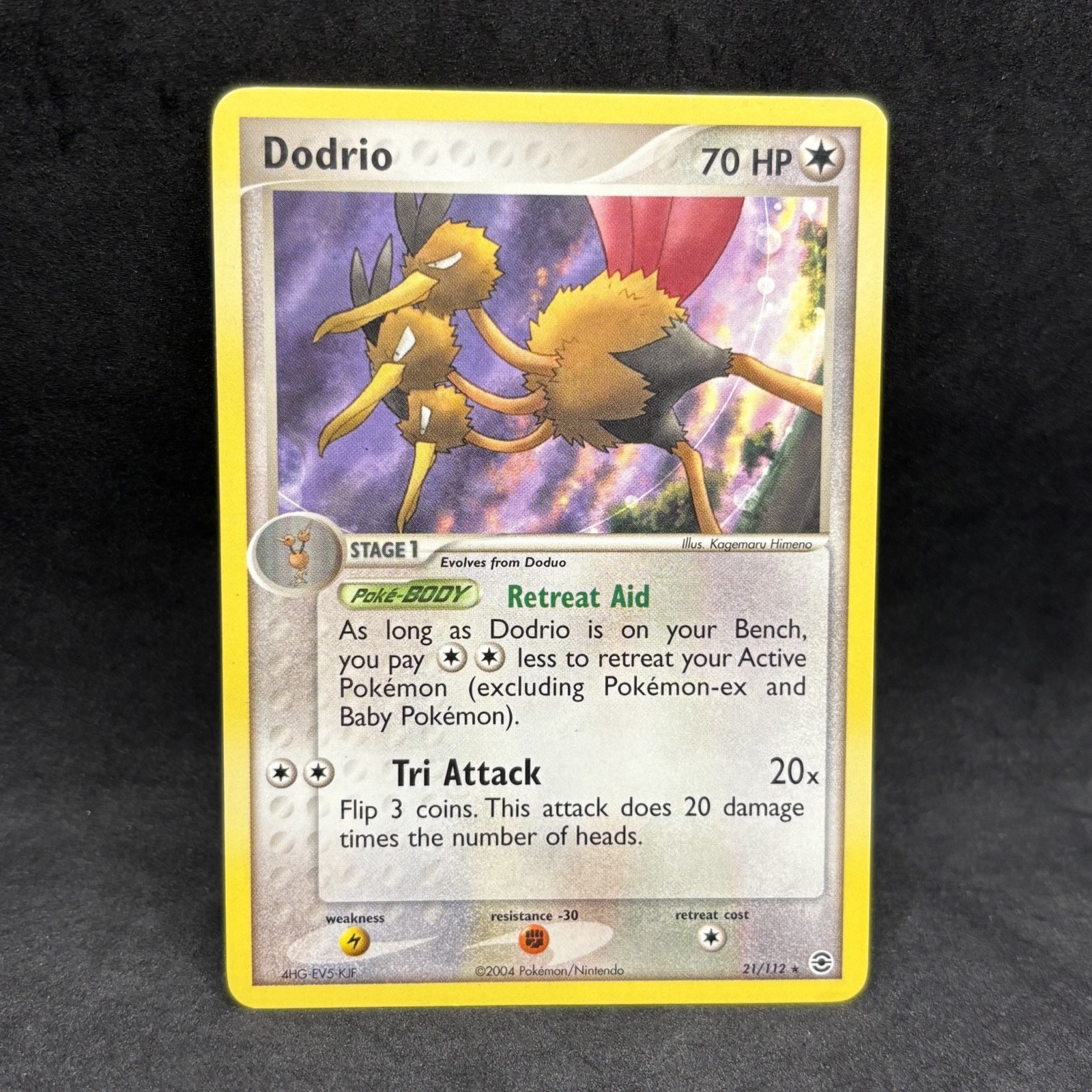 Pokemon TCG - Dodrio 21/112 Non Holo Rare - EX Firered & Leafgreen - NM