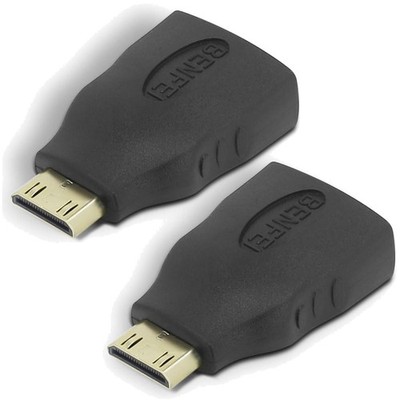 Mini HDMI auf HDMI Adapter 2 Stück Dolby Digital für Konferenzpräsentationen