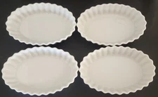 Crate & Barrel Mini Soufflé Quiche Casserole Baking Dishes – Set of 4
