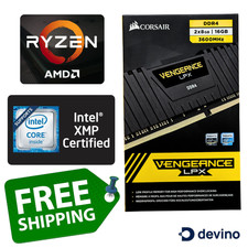 Corsair Vengeance LPX DDR4 Desktop RAM DIMM 288-Pin XMP 2.0 AMD Memory Kit