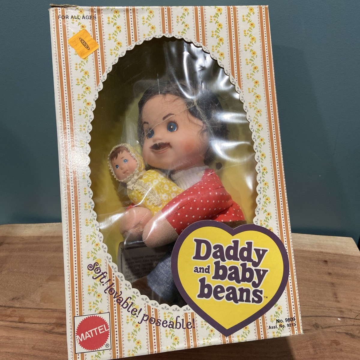 Vintage 1975 Mattel Daddy And Baby Beans Doll With Box | eBay