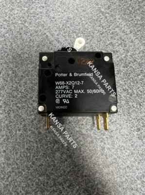 Potter & Brumfield W68-X2Q12-7 Circuit Breaker 277 VAC MAX