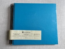 Semikolon Spiralalbum Economy medium, Blätter black, aussen Turquoise