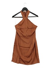 Nasty Gal A-Line Midi Dress L in Orange