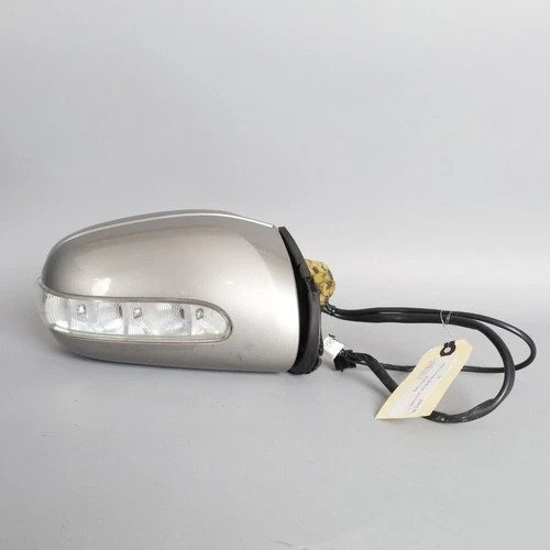 2003-2006 Mercedes S430 S500 S600 Right Door Mirror Cubanite Silver OEM Used