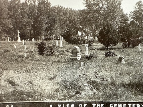 c.1900's "A View Of The Cemetery" Plainview, Nebraska UNPOSTED - Bild 2 von 4