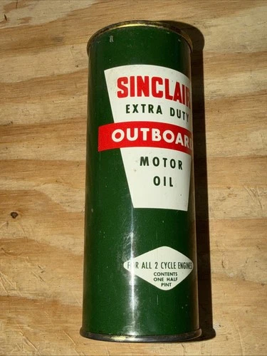 Vintage Sinclair Motor Oil Outboard Marina SEALED GAS OIL SIGN