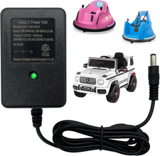12V Battery Charger for Ride on Toys Bumper Car Charger 12 Volt Charger for Kids