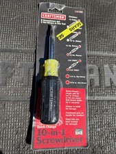 Sears Craftsman USA Nos Pratt Read Rubber Grip 10-in-1 Screwdriver 47480