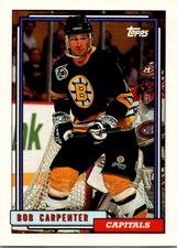 1992-93 Topps #378 Bob Carpenter Washington Capitals