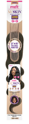 Janet MELT NUSKIN UHD Virgin Remy HH 2x6 Swiss Lace Closure BODY