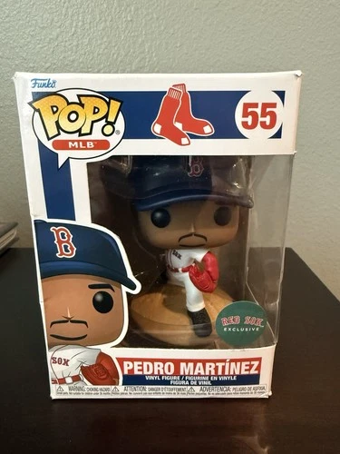 Pedro Martinez Funko Pop! Home Jersey #55 Boston Red Sox Exclusive SGA MLB White
