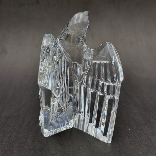 Steuben Eagle Bird Figurine Crystal Glass Art Glass Discontinued Signed - Picture 7 of 16