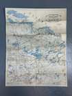 1942 ARROWHEAD Country MINNESOTA Vintage MAP Brochure FISHING — photo 9