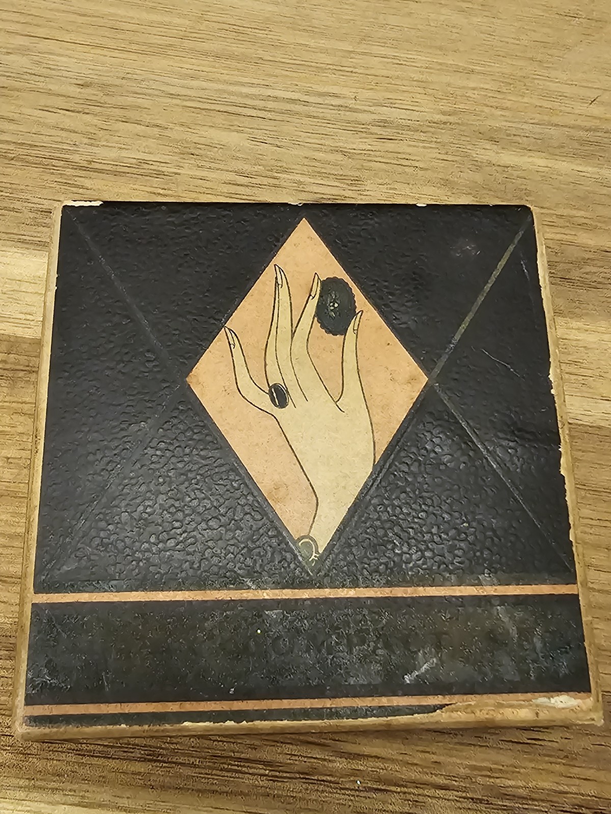 Vintage Cutex Nail Caddy Set Cuticle Paste Polish Vanity Set Pink And Black Box