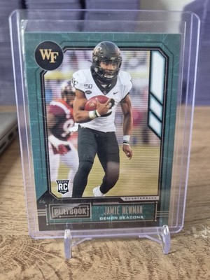 2021 Panini Chronicles Draft Picks Playbook Jamie Newman RC Wake Forest #347