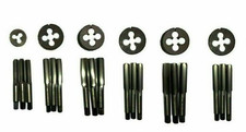TAP DIE SET BSF 3/16" TO 1/2" - 6 TAILLES TAPS & DIES - BRITISH STANDARD...