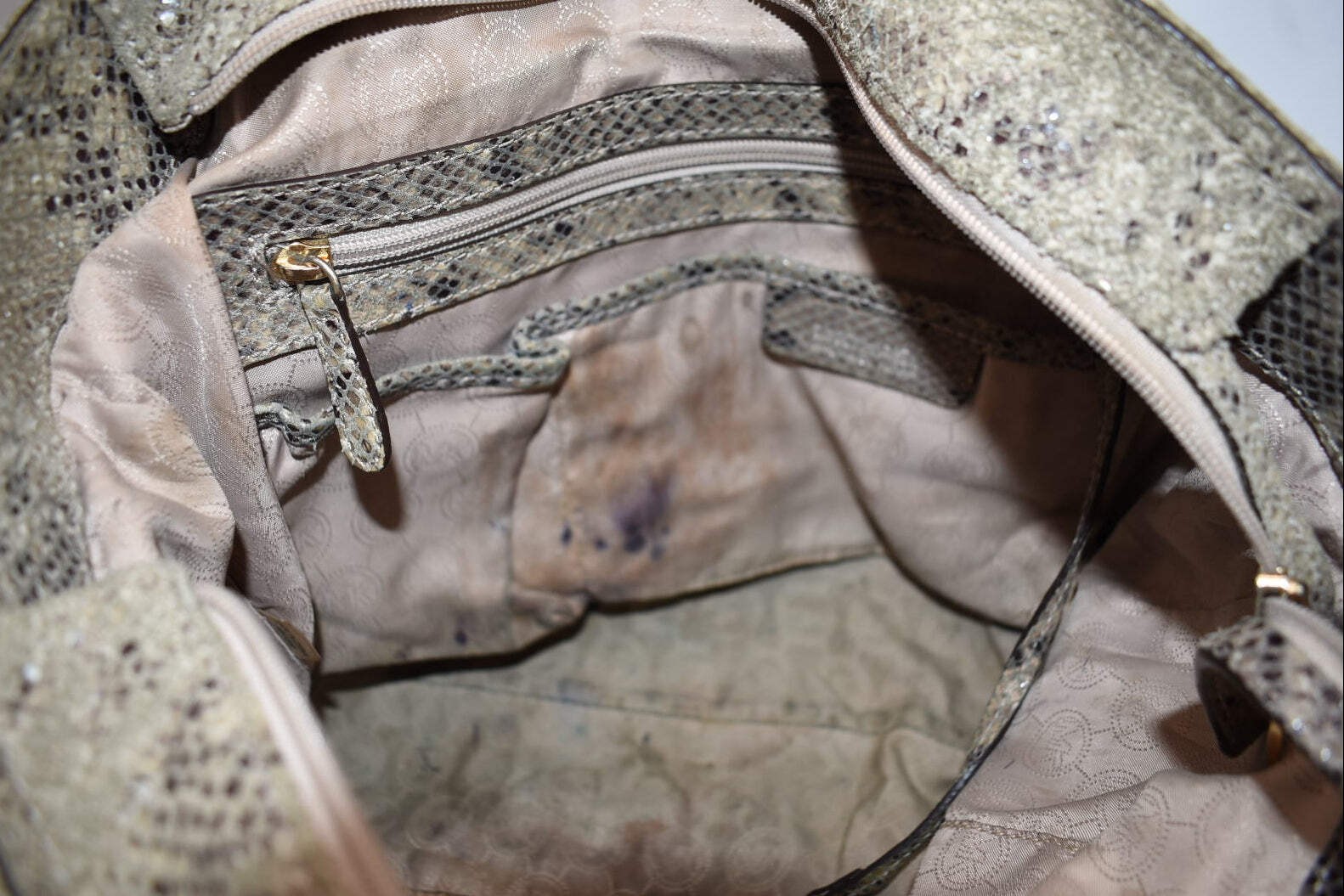 Michael Kors Python Embossed Leather Chain Strap … - image 10