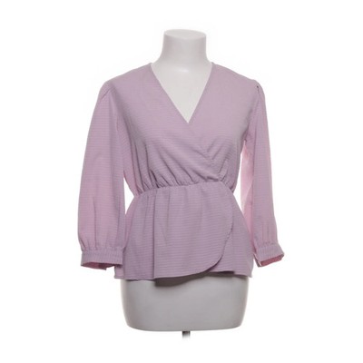 ONLY Studio, Wickelbluse, Größe: XS, STUDIVA 3/4 PUFF WRAP TOP WVN, Lila #6s0
