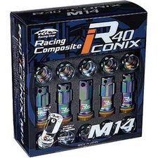 KYO-EI RACING COMPOSITE R40 ICONIX M14 X P1.5 LOCK & NUT RI-14NA NEOCHRO OEM