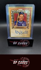 George Brett 2025 Topps Gilded Gold Framed Hall of Famers Autograph /15