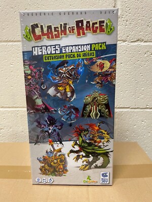 Clash of Rage Brettspiel: HEROES EXPANSION PACK Kickstarter Exclusive NEU Sealed