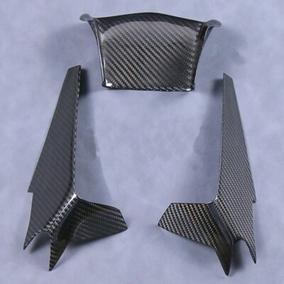 Glossy 100% Real Carbon Fiber Air Intake Cover Air Duct Cover For 2015-2019 R1