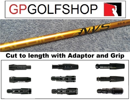 Aldila NVS 55 X flex Driver Shaft + adaptor Taylormade Callaway Titliest Ping - 第 1/15 張圖片