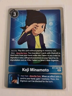 digimon cards 2022 TCG: Official Sleeves [Your Turn] While this Digimon has [Machine] in its traits Digimon Card - 2022 Koji
